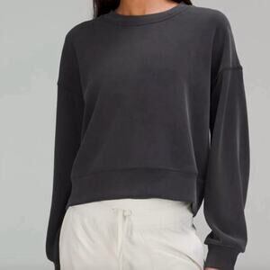 Lululemon Softstreme Perfectly Oversized Cropped Crew Size 6